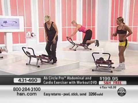 Ab Circle Pro Abdominal and Cardio Exerciser with Workout DVD