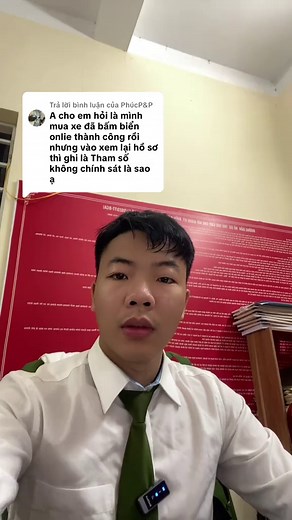 Cách xử lý lỗi bấm biển tham số không chính xác