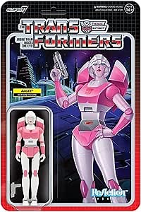 Super7 Transformers Arcee - 3.75" Transformers Action Figure with Accessory Classic Cartoon Collectibles and Retro Toys