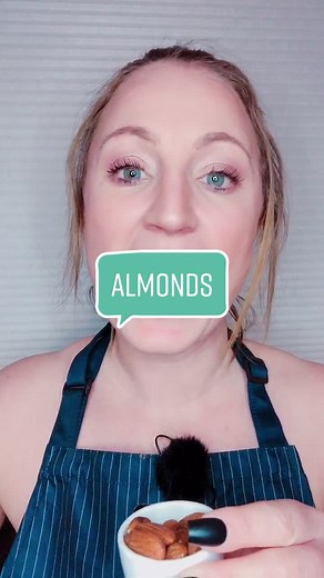Amy ASMR Mukbang Eating Almonds - Relaxing Eating Sounds