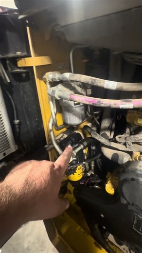 Fixing AC on my CAT 299D3 compact track loader. #diesel #dieselengine #viral #dieseltech #shorts #yt