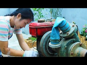 The genius girl repaired the machine for the villagers on the mountain and gave me two fish ~ Lin G