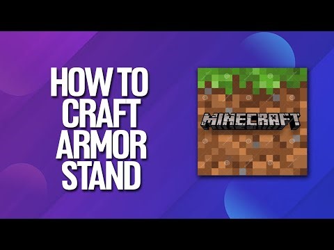 How To Craft Armor Stand In Minecraft Tutorial