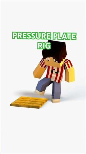 Pressure plate rig #minecraft