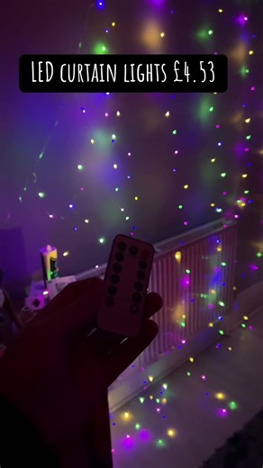 Affordable LED Curtain Lights with Remote Control