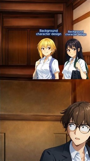 When one character gets all the design budget 💀 #shorts #funnyanime #animememes