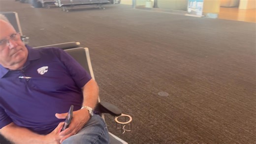 197K views · 2.5K reactions | 84 KSUMB members and staff are stuck at the Kansas City airport after having mechanical issues with the plane. We’re reading books, hanging out, practicing, and dancing at MCI! We’ll get to Ireland one way or another! Follow for updates from our stranded folks! | K-State Marching Band | Facebook