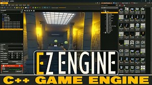 开源免费C++游戏引擎ezEngine全解析！模块化架构+可视化编程+高性能实战演示