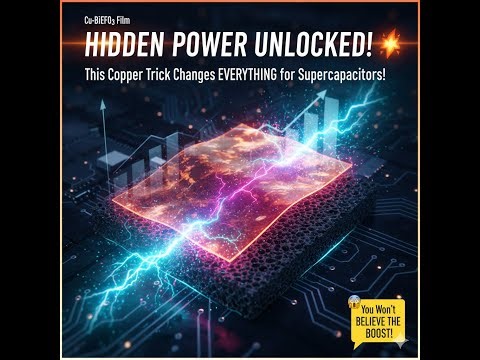 เพิ่มพลังซุปเปอร์คาปาซิเตอร์: Cu-doped BFO/Activated Carbon