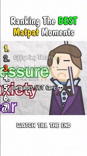 Ranking The BEST Matpat Moments 😭 #rankings #shorts #gametheory