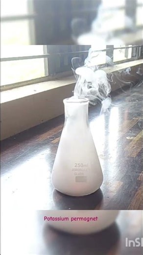 #experiment #chemistry #school #science #kmno4 #h2o2