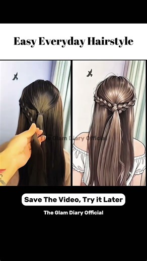 Half Up Braided Crown Tutorial | Simple Beautiful Hairstyle for Long Hair 2026 ✨#HalfUpBraid #Braide