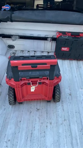 1.9K reactions · 86 shares | Locking full Packout stacks in your F-150 you say? Why not! 落 We have a brand new mechanism that will be available as an attachment for our Integral Rails and also as a standalone system. Secure and lock a full stack, no need for straps. On/off in seconds. More details coming soon! #IntegralxMilwaukee #TeamMilwaukee #IntegralTruck #F150 #Ford #Toyota #Chevy #RAM | Integral Truck | Facebook