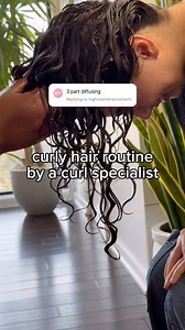 110K views · 114 reactions | curly hair routine by a curl specialist | no finger coiling/ brushes to manipulate the curls | diffusing | cut by @curlvision | tutorial by @thecurlfinesser | content by @bellzo0 | @ineedthairapy | @curlmaps | #curls #hairroutine #curlyhairstyles #curlyhairroutine #hairtutorial #hairtransformation #styling #no #fingercoils #denmanbrush | Curlvision | Facebook