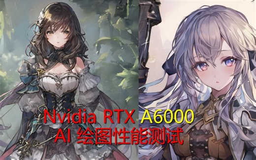 Nvidia RTX A6000 AI 绘图性能测试