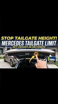 How to Set Mercedes-Benz Tailgate Height Limit (EASY!)