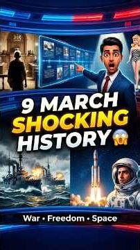 9 March History EXPOSED 😱 | Gandhi Trial, First Ironclad War & Barbie Launch