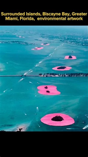 remi | Surrounded Islands, Biscayne Bay, Greater Miami, Florida, 1980–83 was a 1983 environmental artwork in which artists Christo and... | Instagram