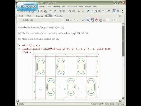 Maple - Contour plots