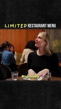 Ordering from a popular restaurant