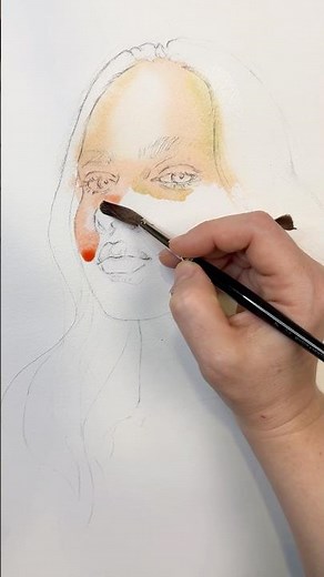 Watercolor Portraits: The Secret to a Perfect First Wash