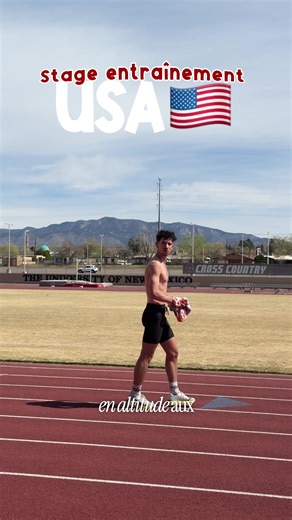 Immersion dans ma première vraie séance en altitude ici à Albuquerque 🇺🇸 ! Hâte des prochaines 😎 ! #running #sport #run #course #coureur