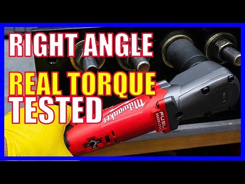 Milwaukee 2565 M12 FUEL Right Angle Impact Wrench Review [REAL TORQUE ##]