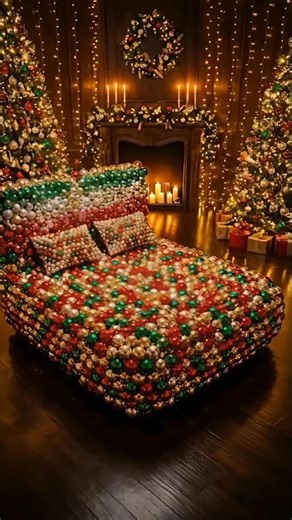 @fasmria on Instagram: "Relaxing on a Snowflake Soft Bed ❄️✨ | Christmas ASMR"