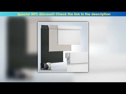 Flash Sale Fantastic Wireless Motorized Smart Remote Control 100% Blackout No Drill Roller Blinds f