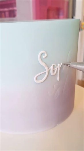 Hand Piping Lettering - Royal Icing Calligraphy