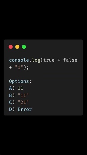 JavaScript Type Coercion Explained in 15 Seconds