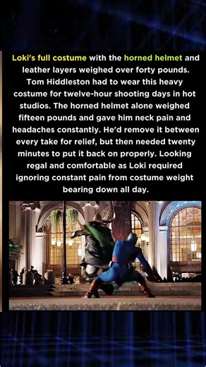 Loki's costume was the biggest nightmare of Tom Hiddleston