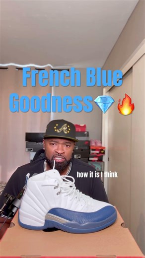 French Blue 12s a top 10?? 🔥🔥🔥 #sneakeryoutube #sneakers #retro12