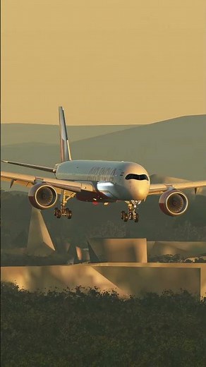 MSFS2020 Air India A350 Smooth Landing at Frankfurt Airport | Ultra Realistic Approach