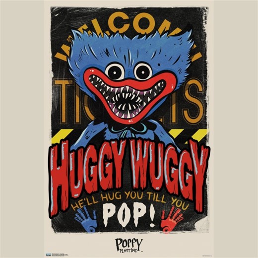 Poppy Playtime posters are popping up everywhere! Get yours at Allposters.com! Link to buy: bit.ly/4cHXTdB | AllPosters