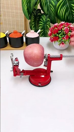 The most satisfying way to peel an apple! #amazonfinds #kitchengadgets #asmr #satisfying #usa