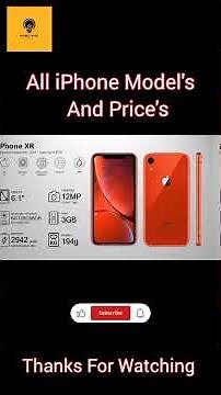 All iPhones Compared with Prices! 📱💵 | iPhone Price Chart 2025