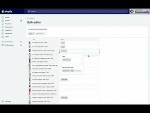 How to edit Shopify product tags in bulk
