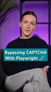 Learn to bypass CAPTCHA using Playwright. #web #webdevelopment #webscraping #playwright
