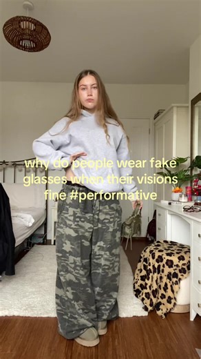 Exploring the Satirical Fashion of Fake Glasses