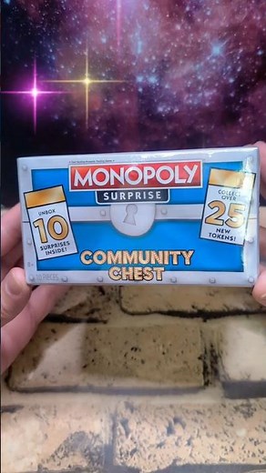 Unboxing a RARE MONOPOLY Collectible Community Chest with NEW game tokens! 🧐🕹️🏠 #toyunboxing #hasbro