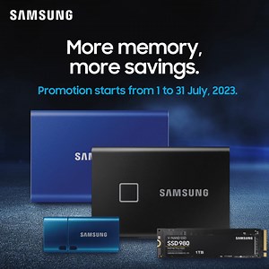 👉 Archiver 👉 Productivity Every story starts with a single word—Saved. Samsung’s range of memory products has something for everyone – be it for work or play. With limited-time offers, it’s time to pick up your perfect fit! Get the most out of it with the go-anywhere reliability of the Samsung Portable SSD, USB drive and SD card families. | Samsung
