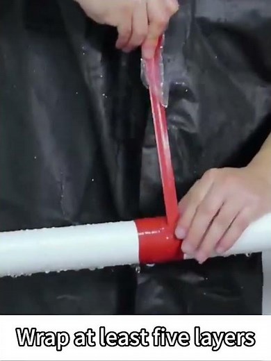 Self-Fusing Rubber Splicing Tape Waterproof Test | Strong Seal & Leak Protection