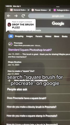 How to Download and Import Square Brushes for Procreate