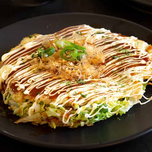 Okonomiyaki Recipe - Japanese Savoury Pancakes