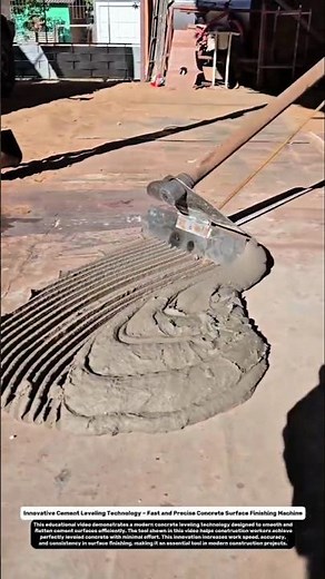 Innovative Cement Leveling Technology – Fast and Precise Concrete Surface Finishing Machine