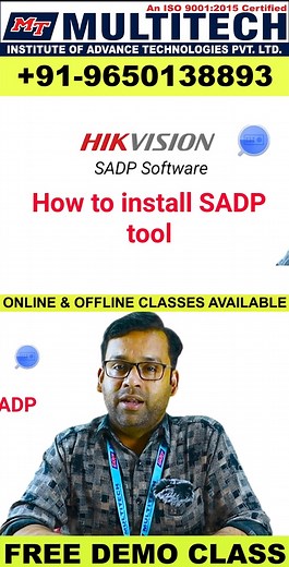 Install Hikvision SADP Tool in 60 Seconds - Quick and Easy Setup Guide! CCTV Camera Repairing Course . . #MultitechInstitute #Multitech #MultitechInstitutedelhi #CCTVrepairingcourse #CCTVrepairinginstitute #CCTVrepairing #CCTVrepairingdelhi #CCTVrepairingtilaknagar #CCTVcamerarepairinginstitute #CCTVcamerarepairingcourse | Multitech Institute