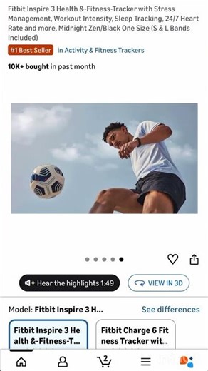 $70 Fitbit?! This is a steal😳🔥#fitness #health #gym #travel #viral #trending #shorts #tech