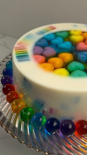 3M views · 36K reactions | let’s make rainbow jelly cake  | kateyamyam | Facebook