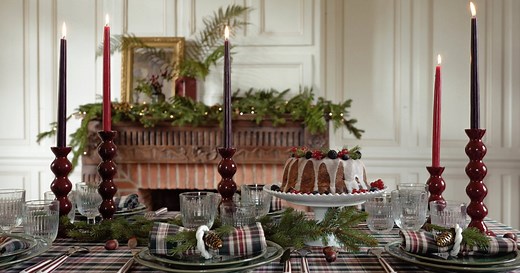 12 inspirations pour une table de Noël naturelle